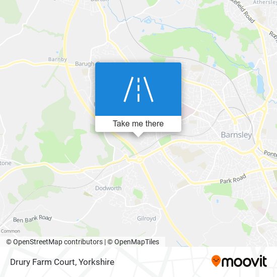 Drury Farm Court map