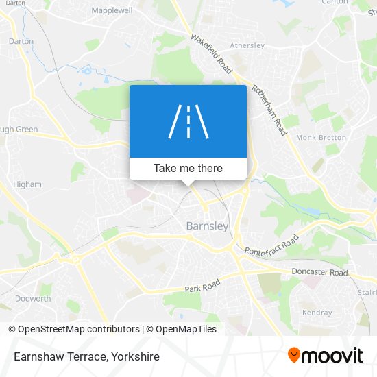 Earnshaw Terrace map