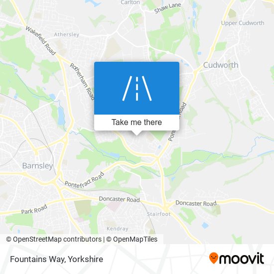 Fountains Way map