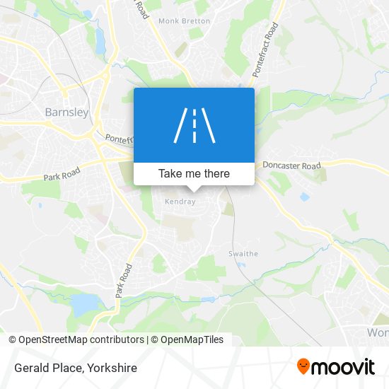 Gerald Place map