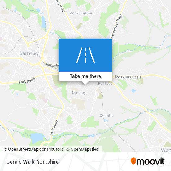 Gerald Walk map
