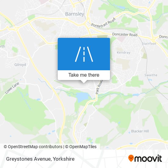 Greystones Avenue map