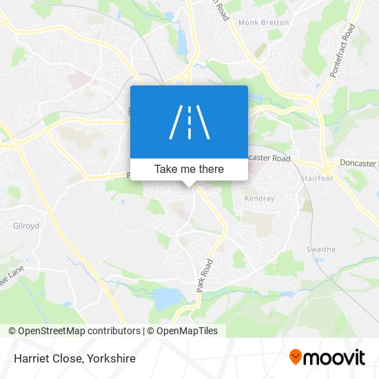 Harriet Close map