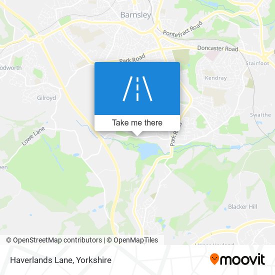 Haverlands Lane map