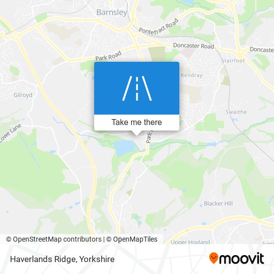 Haverlands Ridge map