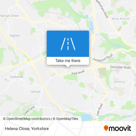 Helena Close map