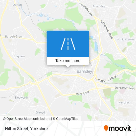 Hilton Street map