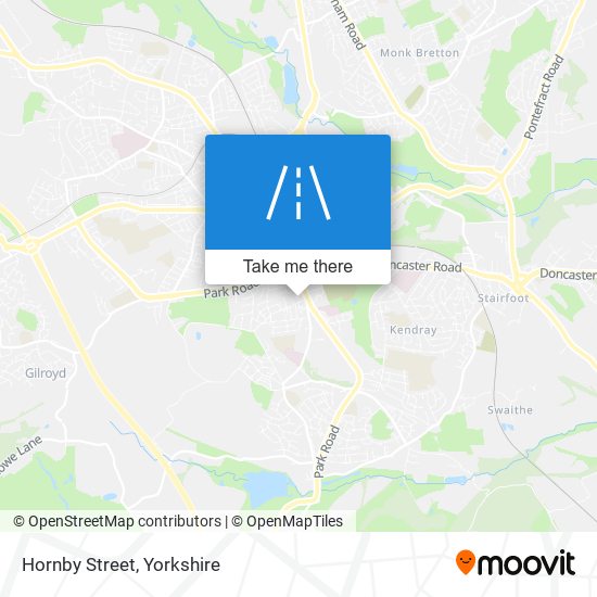 Hornby Street map