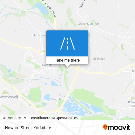 Howard Street map