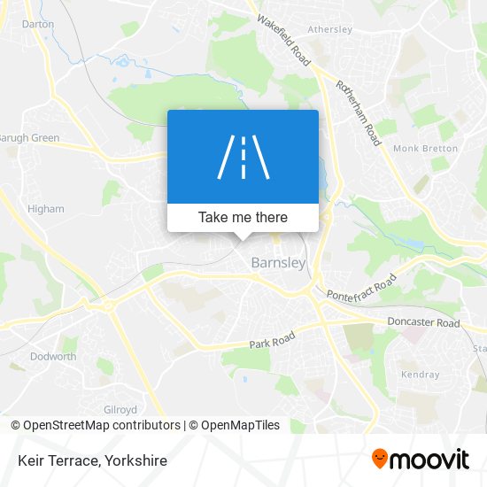 Keir Terrace map