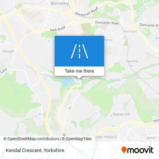 Kendal Crescent map