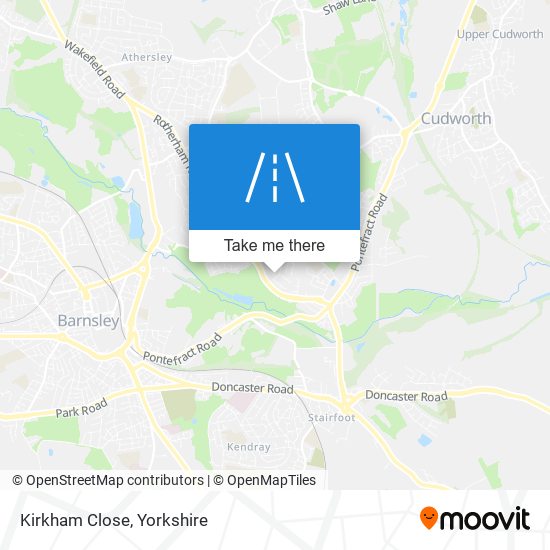 Kirkham Close map