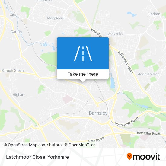 Latchmoor Close map