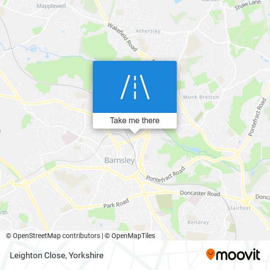 Leighton Close map