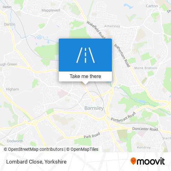 Lombard Close map
