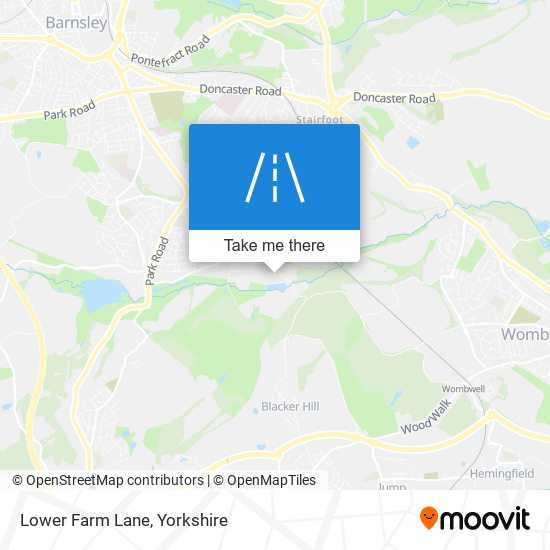 Lower Farm Lane map