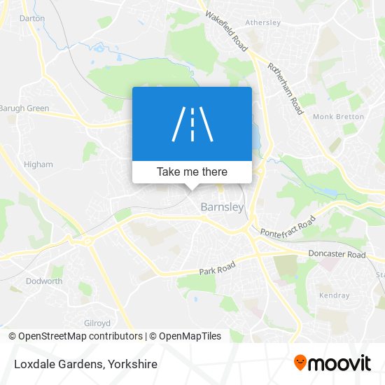 Loxdale Gardens map