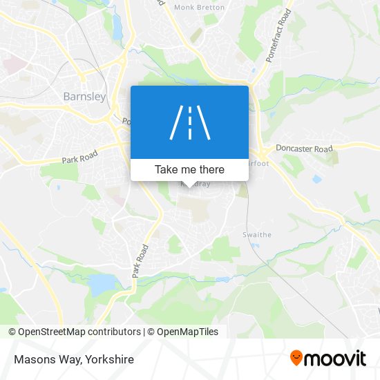 Masons Way map