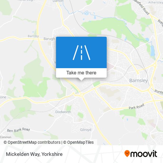 Mickelden Way map
