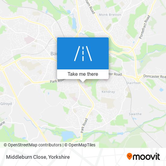 Middleburn Close map