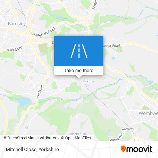Mitchell Close map