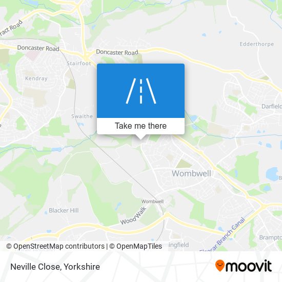 Neville Close map