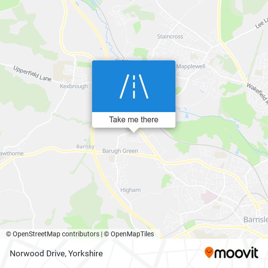 Norwood Drive map