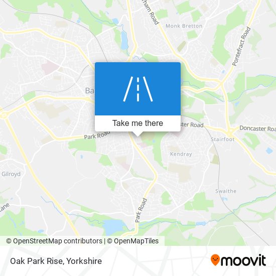 Oak Park Rise map