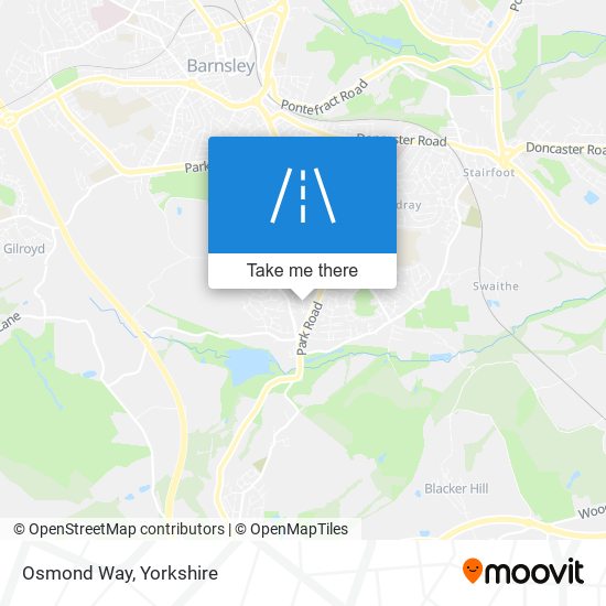 Osmond Way map