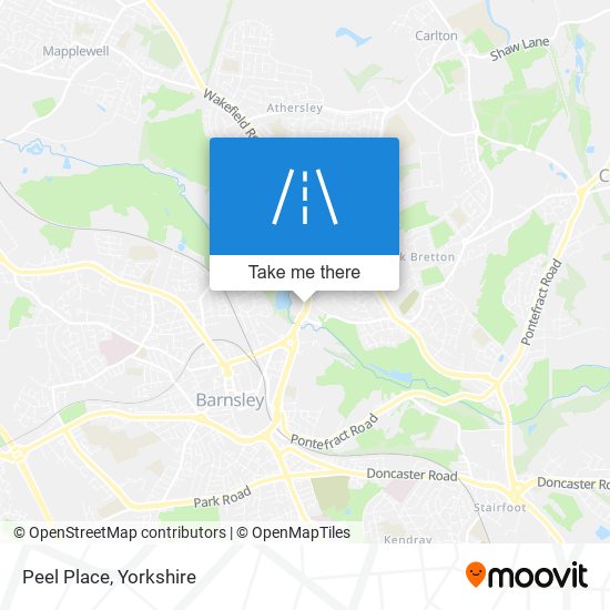 Peel Place map