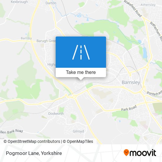 Pogmoor Lane map