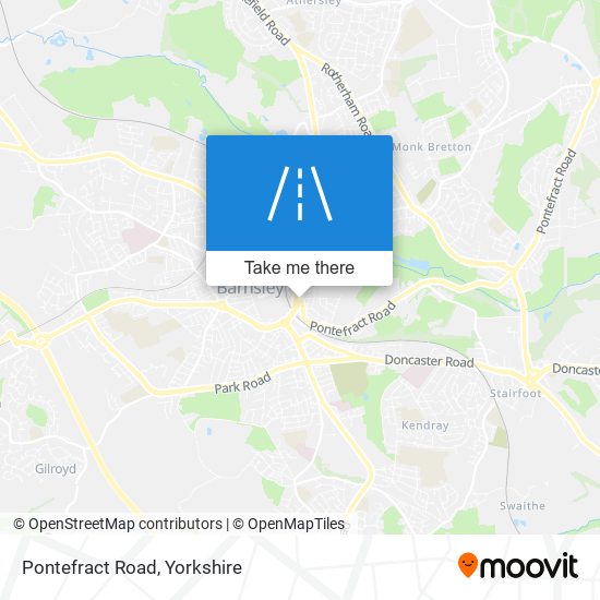 Pontefract Road map