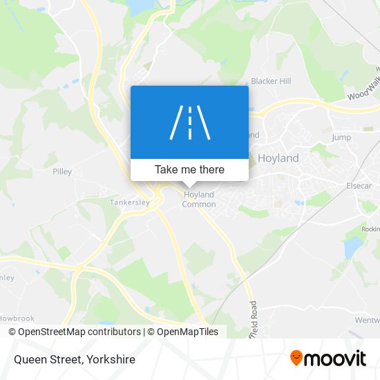 Queen Street map