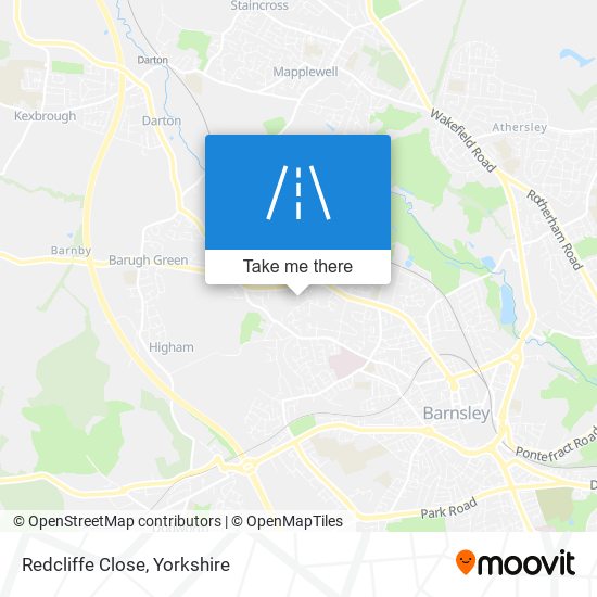 Redcliffe Close map