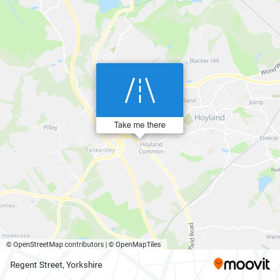 Regent Street map