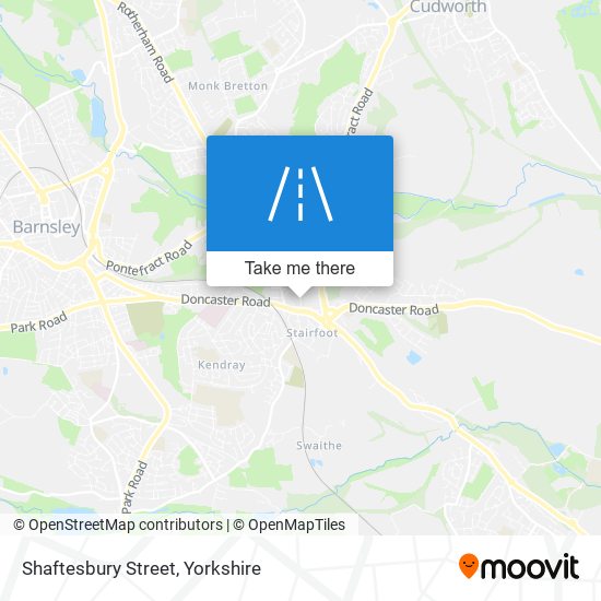 Shaftesbury Street map