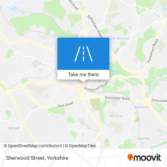 Sherwood Street map