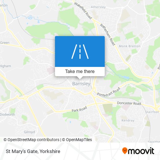 St Mary's Gate map