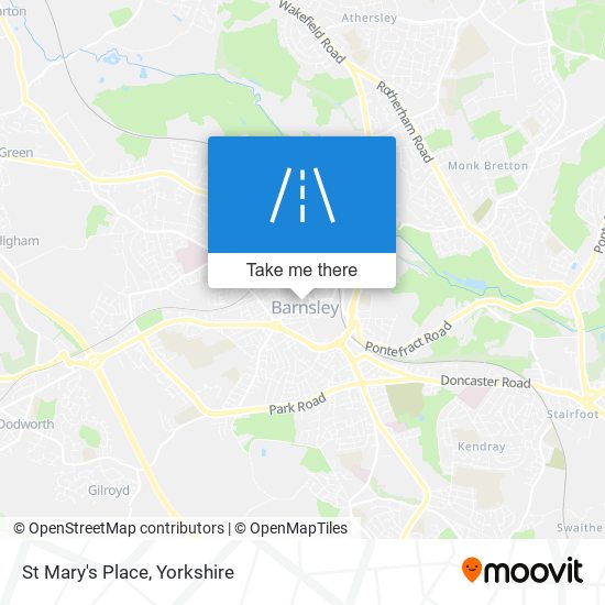St Mary's Place map