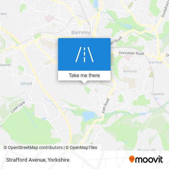 Strafford Avenue map