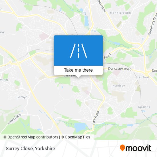 Surrey Close map