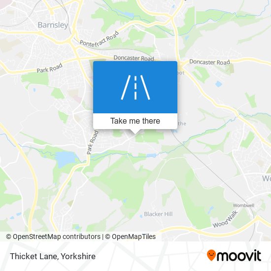 Thicket Lane map
