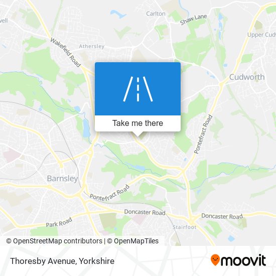 Thoresby Avenue map