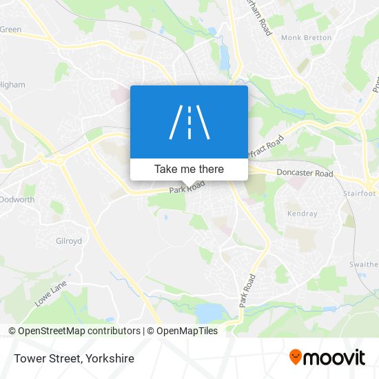 Tower Street map