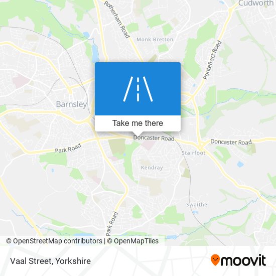 Vaal Street map