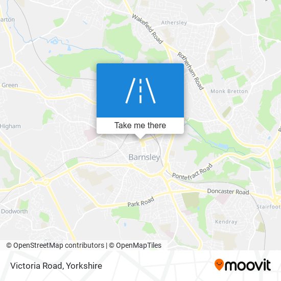 Victoria Road map