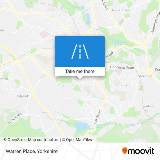 Warren Place map
