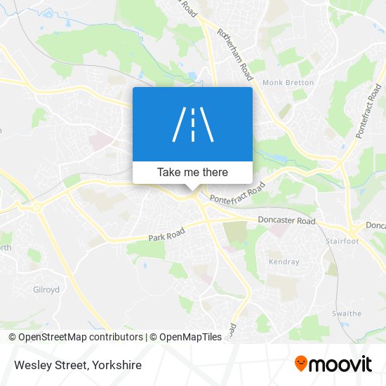 Wesley Street map