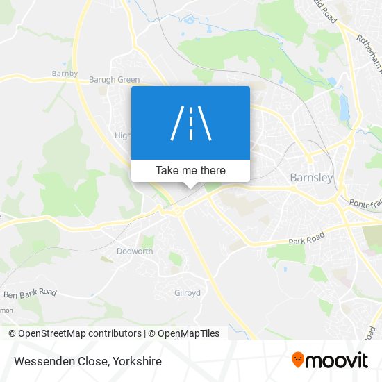 Wessenden Close map