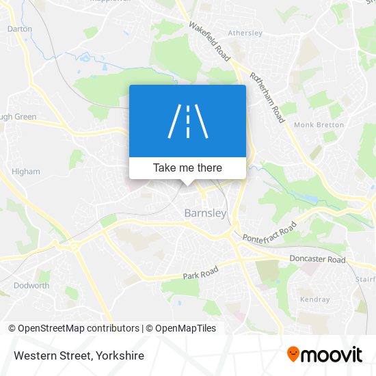 Western Street map